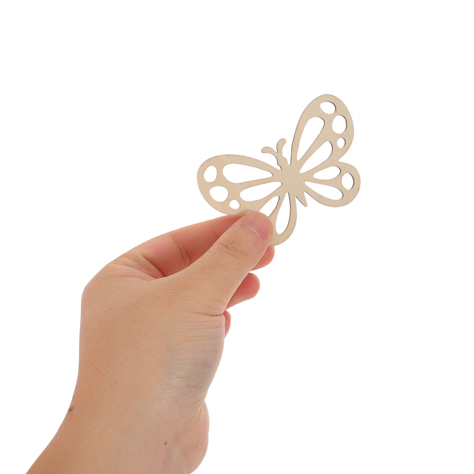 Art And Craft For Nursery - 16pcs Unfinished Wood Butterfly Wall Art