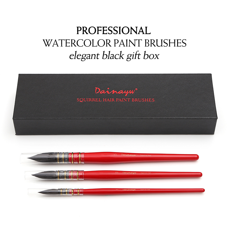 Dainayw 3 Brushes Round Squirr - Gouache Paint Set 评论和价格