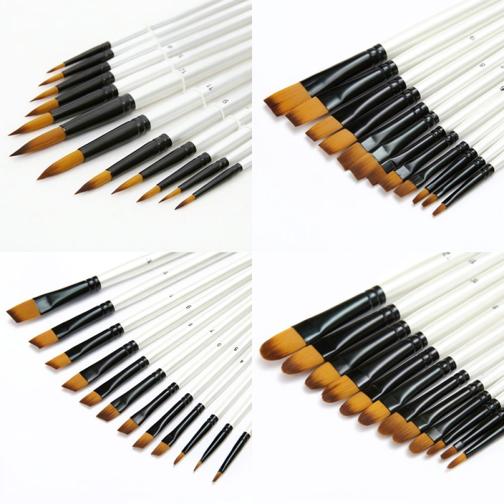 Durable Nylon Hair Artist Brus - Gouache Paint Set 评论和价格