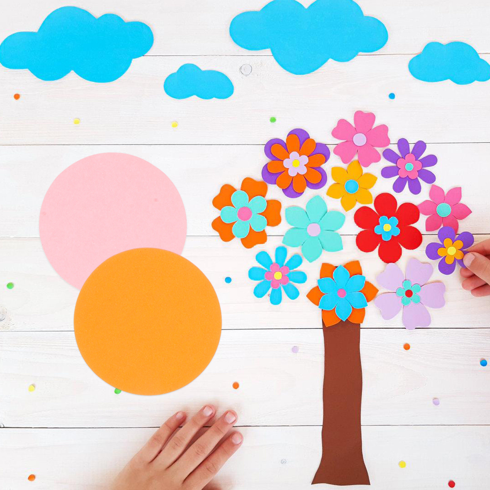 100Sheets Paper-Cut Kit Colore - Art Craft With Paper 评论和价格